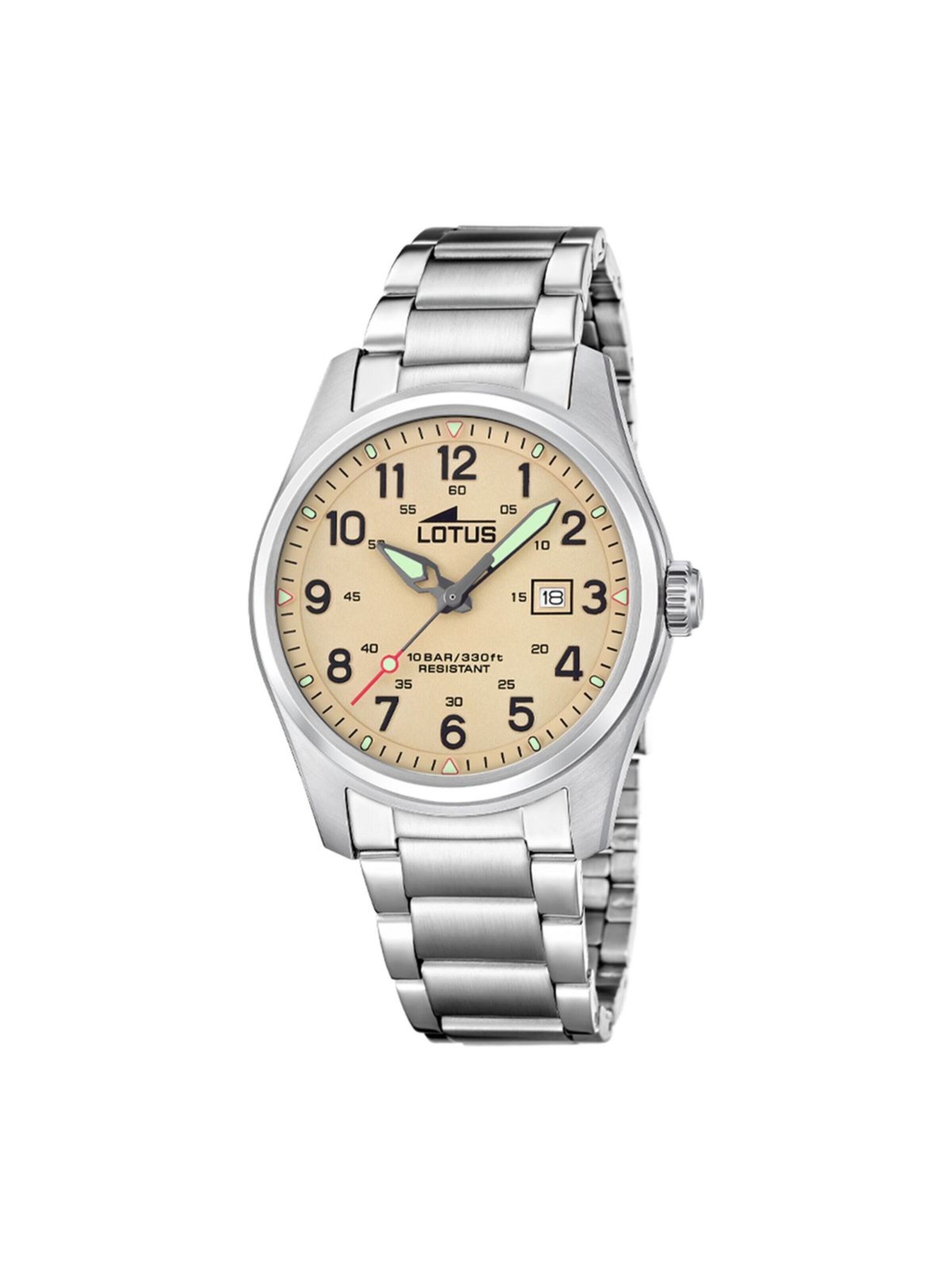 Lotus Analogové hodinky 'Date watch Minimalist For Him' – hnědá: přední strana