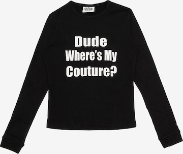 T-Shirt Juicy Couture en noir : devant