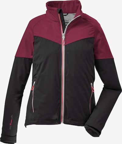 KILLTEC Outdoor Jacket 'KOS 29' in Anthracite / Burgundy, Item view