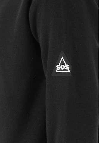 SOS Pullover 'Tignes' in Schwarz