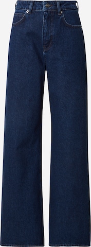 Wide Leg Jean ÉVOIR by Alena Gerber en bleu : devant