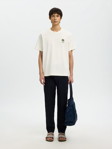 SELECTED T-shirt 'SLHMAX' i beige