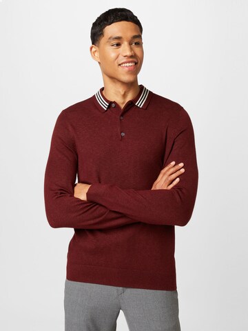 BURTON MENSWEAR LONDON Pullover in Rot: Vorderseite