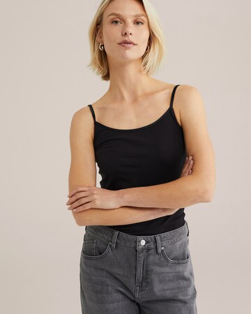 WE Fashion Topp i svart: framsida