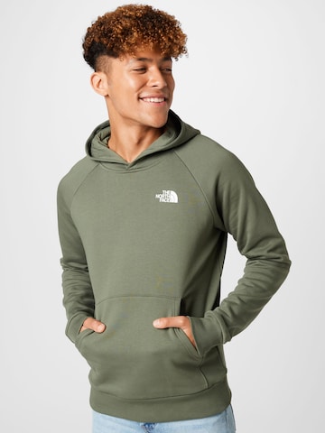THE NORTH FACE Regular fit Sweatshirt i grön: framsida