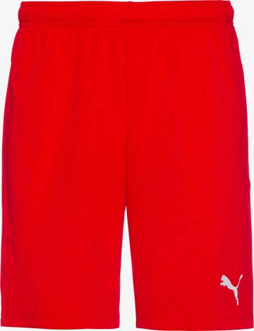 Pantaloni sportivi 'TeamRise' di PUMA in rosso: frontale