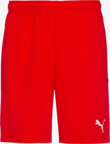 PUMA Workout Pants 'TeamRise' in Red: front