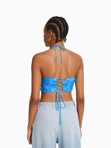 Haut Bershka en bleu