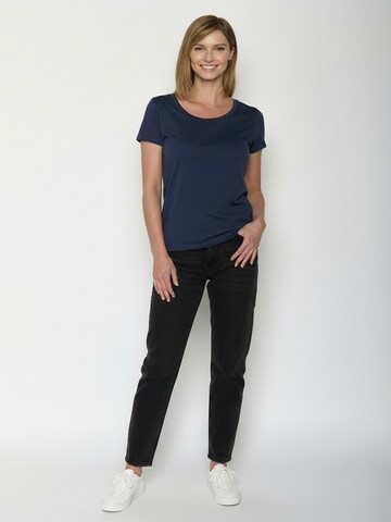 GREENBOMB Shirt 'Basic Loves' in Blue