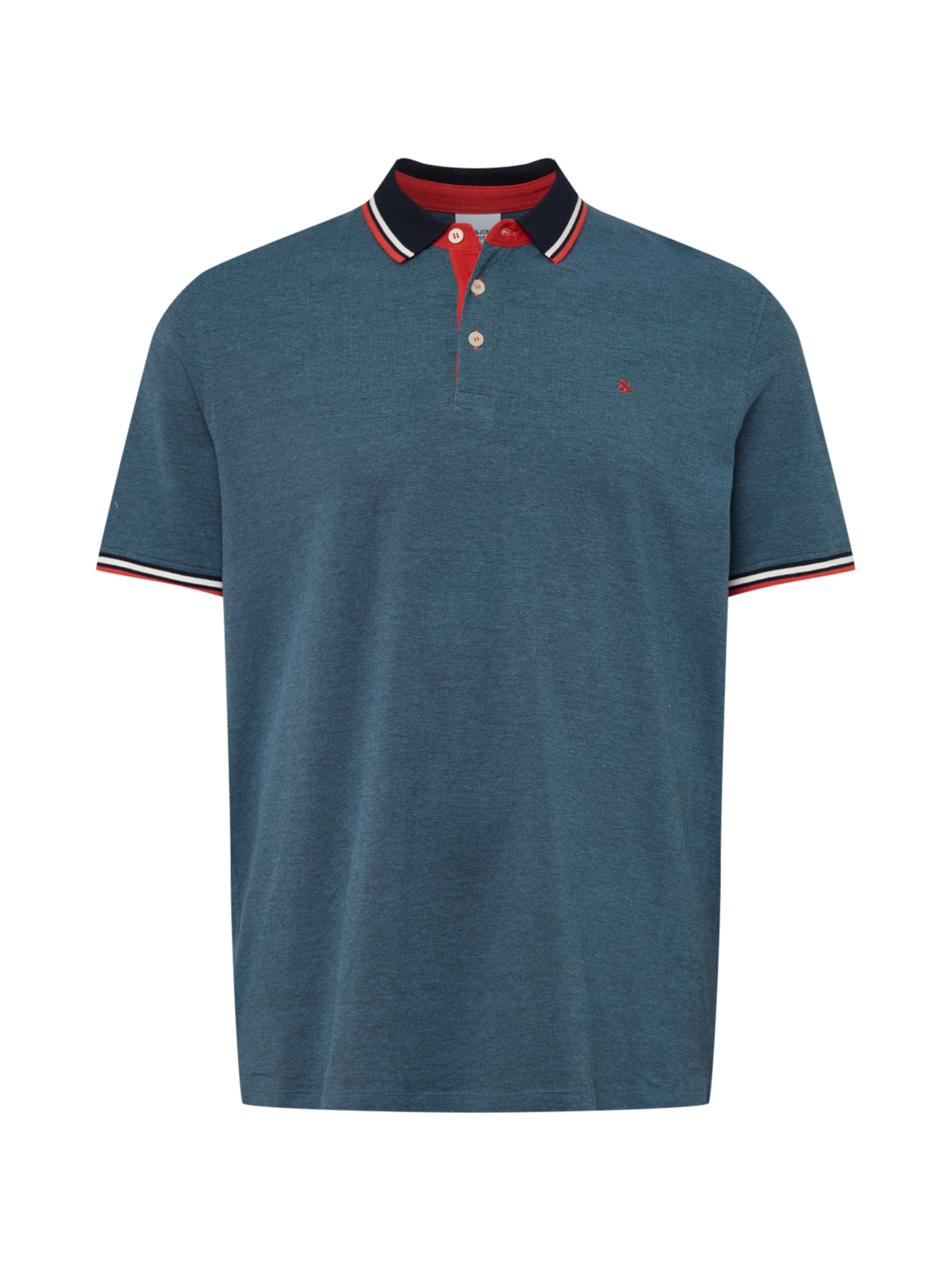 Jack & Jones Plus Μπλουζάκι 'JJEPAULOS' σε μπλε: μπροστά