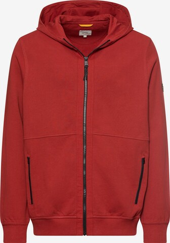 CAMEL ACTIVE Sweatjacke in Rot: Vorderseite