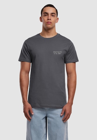 Mister Tee Shirt 'Never Too Late To The Party' in Grey