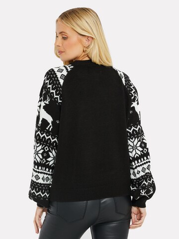 Threadbare Sweater 'Rudy' in Black