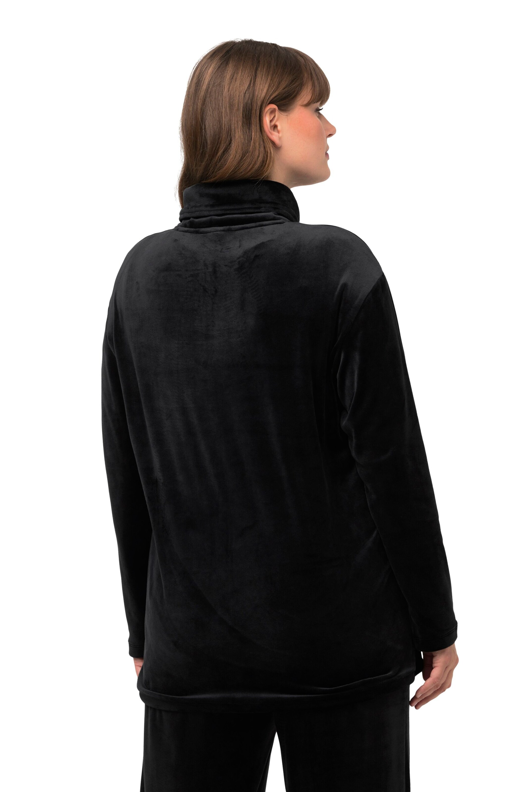 Ulla Popken Sweat jacket in Black