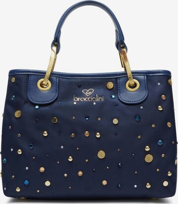 Borsa a mano 'Beth Strass' di Braccialini in blu: frontale