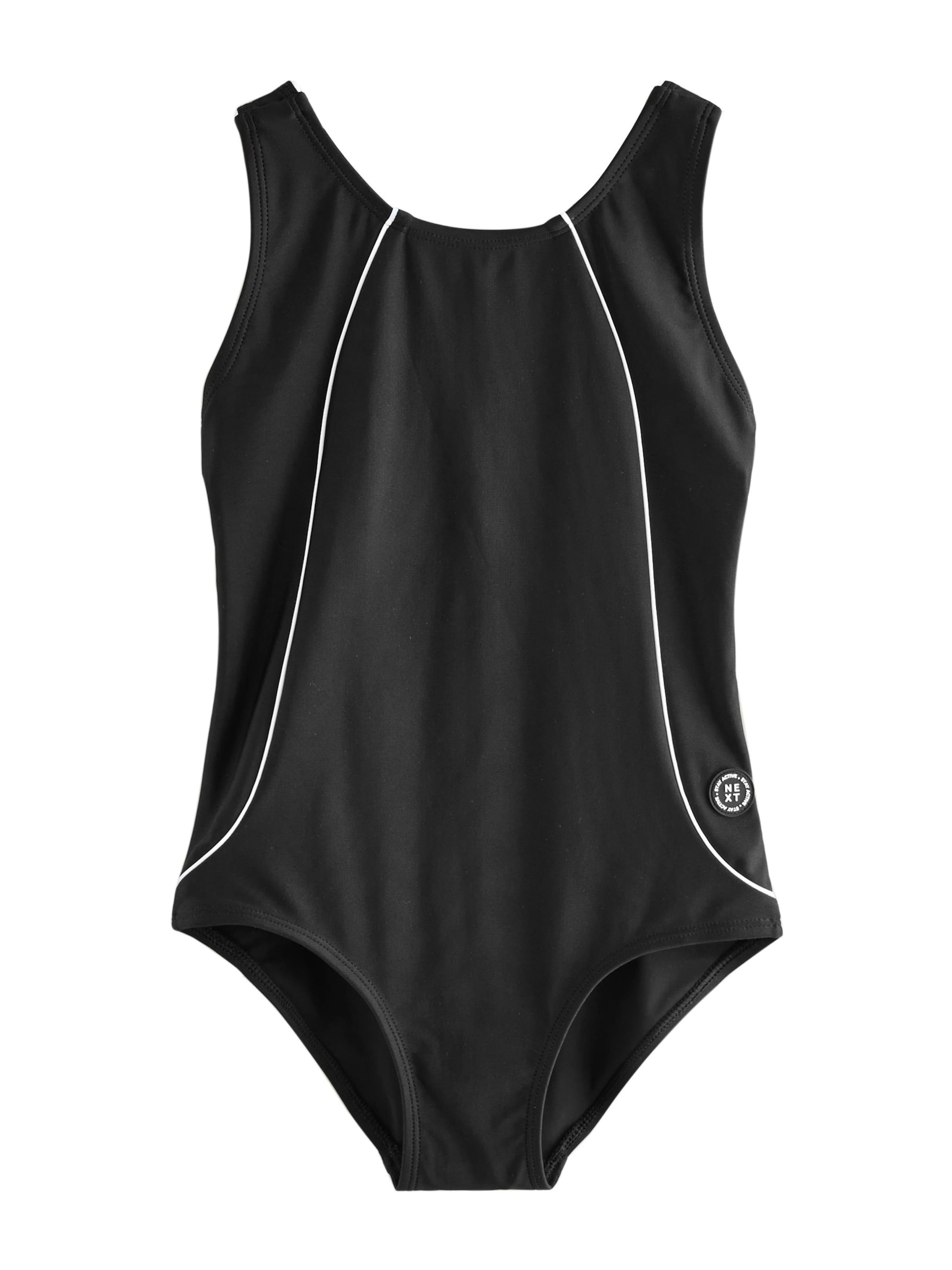 melns Next Peldkostīms: no priekšpuses