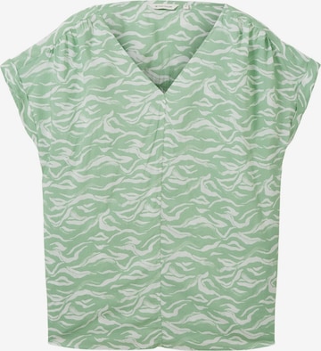 Tom Tailor Women + Bluza | zelena barva: sprednja stran