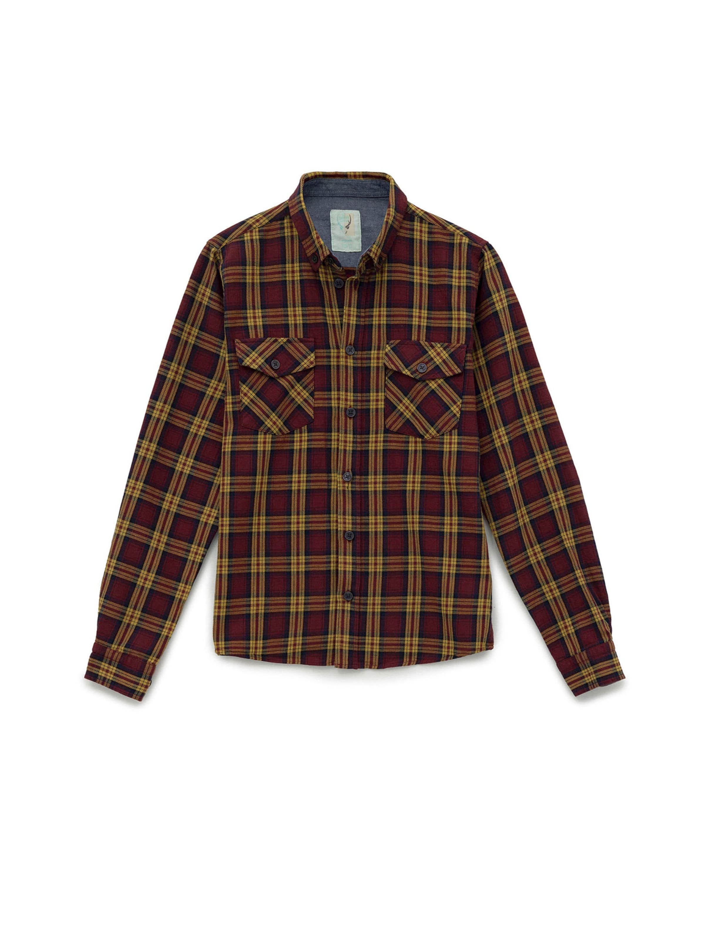 Regular fit Cămașă de la By Diess Collection pe roșu: față