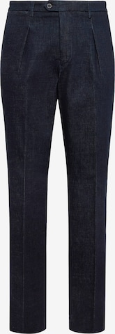 Coupe slim Pantalon à pince Boggi Milano en bleu : devant