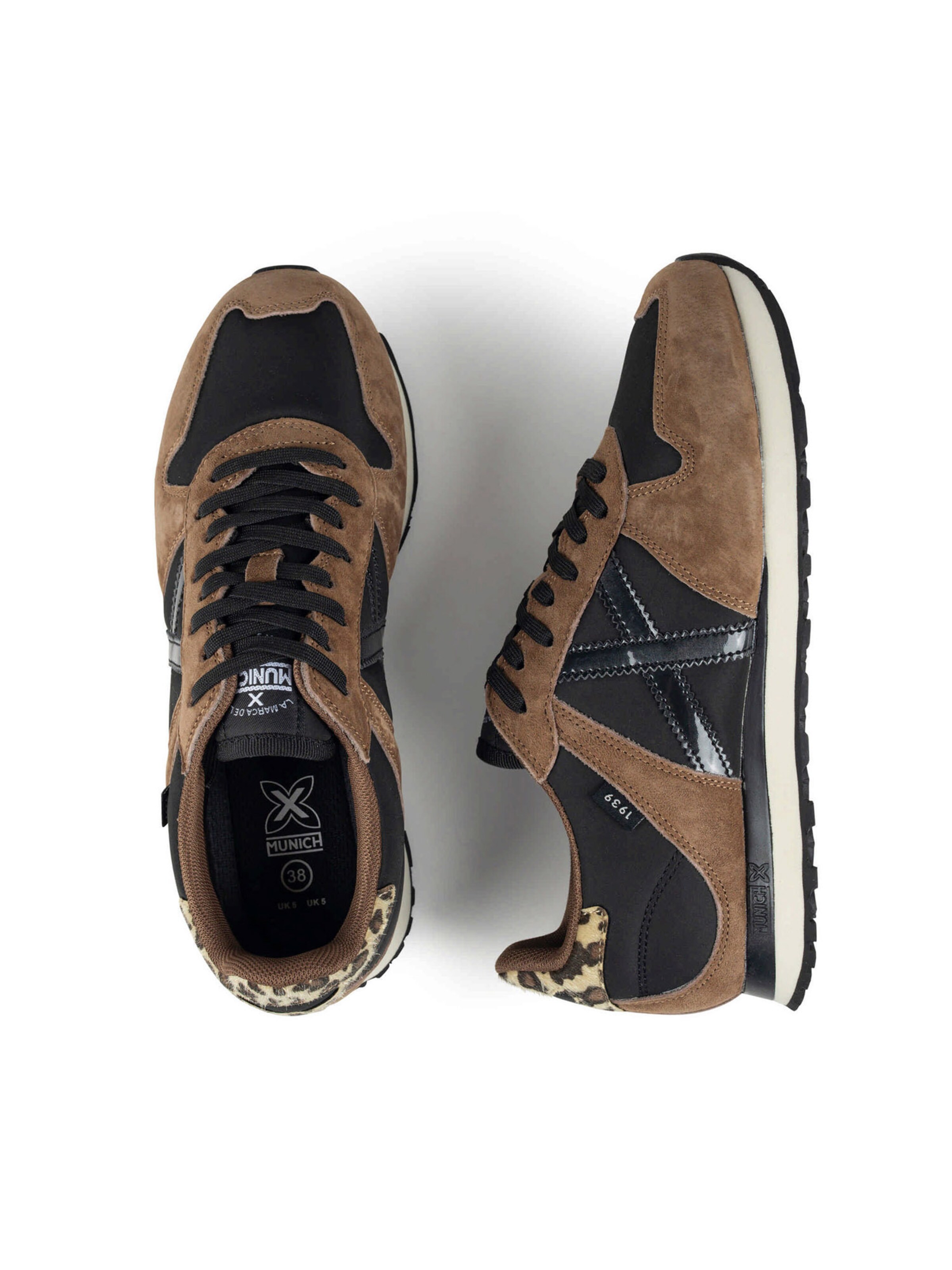 MUNICH Sneakers laag 'MASSANA CLASSIC' in Zwart: bovenkant