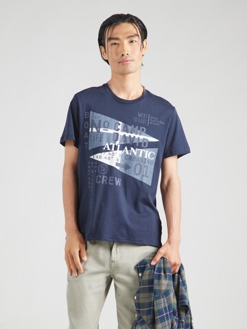 CAMP DAVID Shirt in Blauw: voorkant