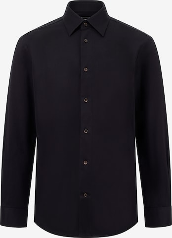 Boggi Milano Regular fit Skjorta i svart: framsida