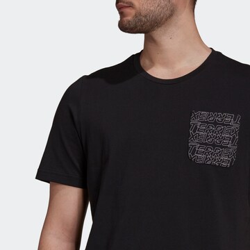 ADIDAS TERREX T-Shirt in Schwarz