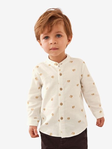 Next Regular fit Overhemd in Beige: voorkant
