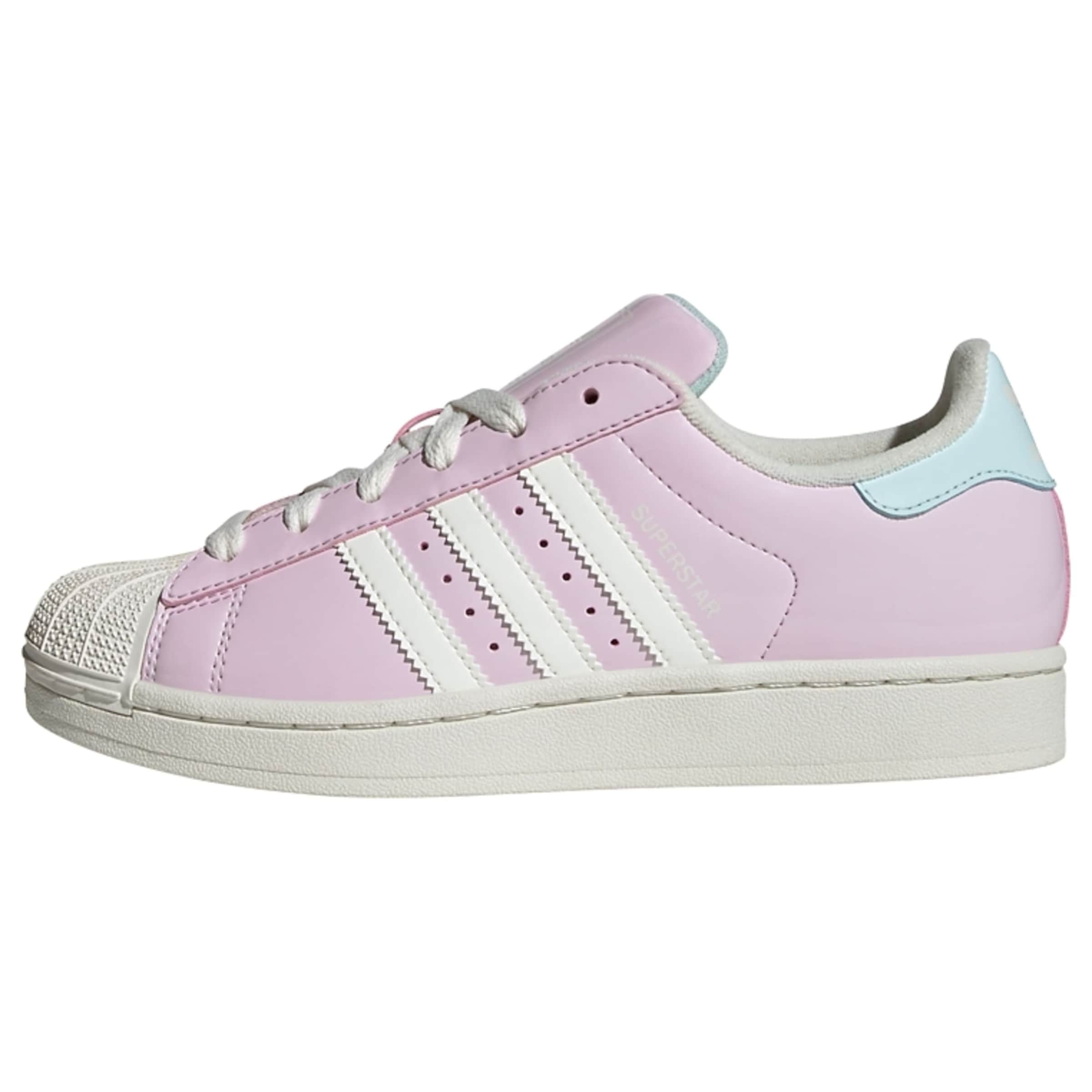 ADIDAS ORIGINALS Sneaker 'Superstar II' in hellblau / rosa / weiß, Produktansicht