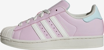 Baskets basses 'Superstar II' ADIDAS ORIGINALS en rose : devant