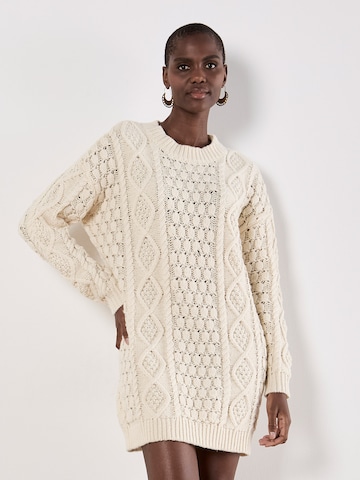 Apricot Dress in Silver: front