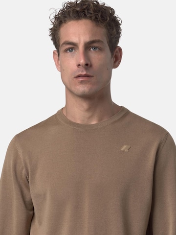 K-Way Pullover 'K-WAY SEBASTIEN MERINO PULLOVER Maglieria'‌‌‌‌‌ in Braun