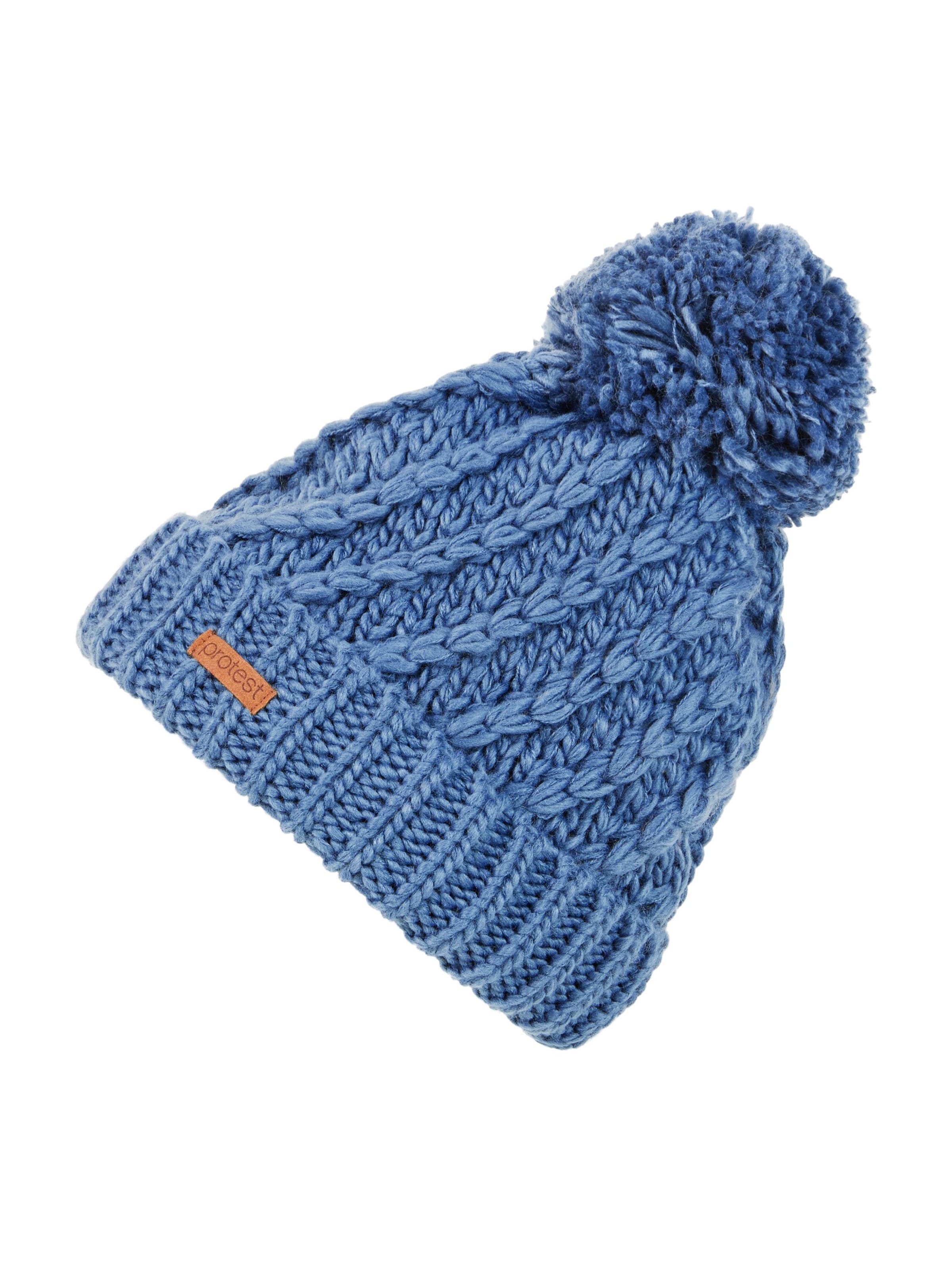 PROTEST Mütze 'PRTPAISLEY24'‌‌ in Blau: Vorderseite