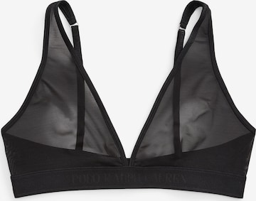 Soutien-gorge ' UNLINED PLUNGE BRA ' Polo Ralph Lauren en noir : devant