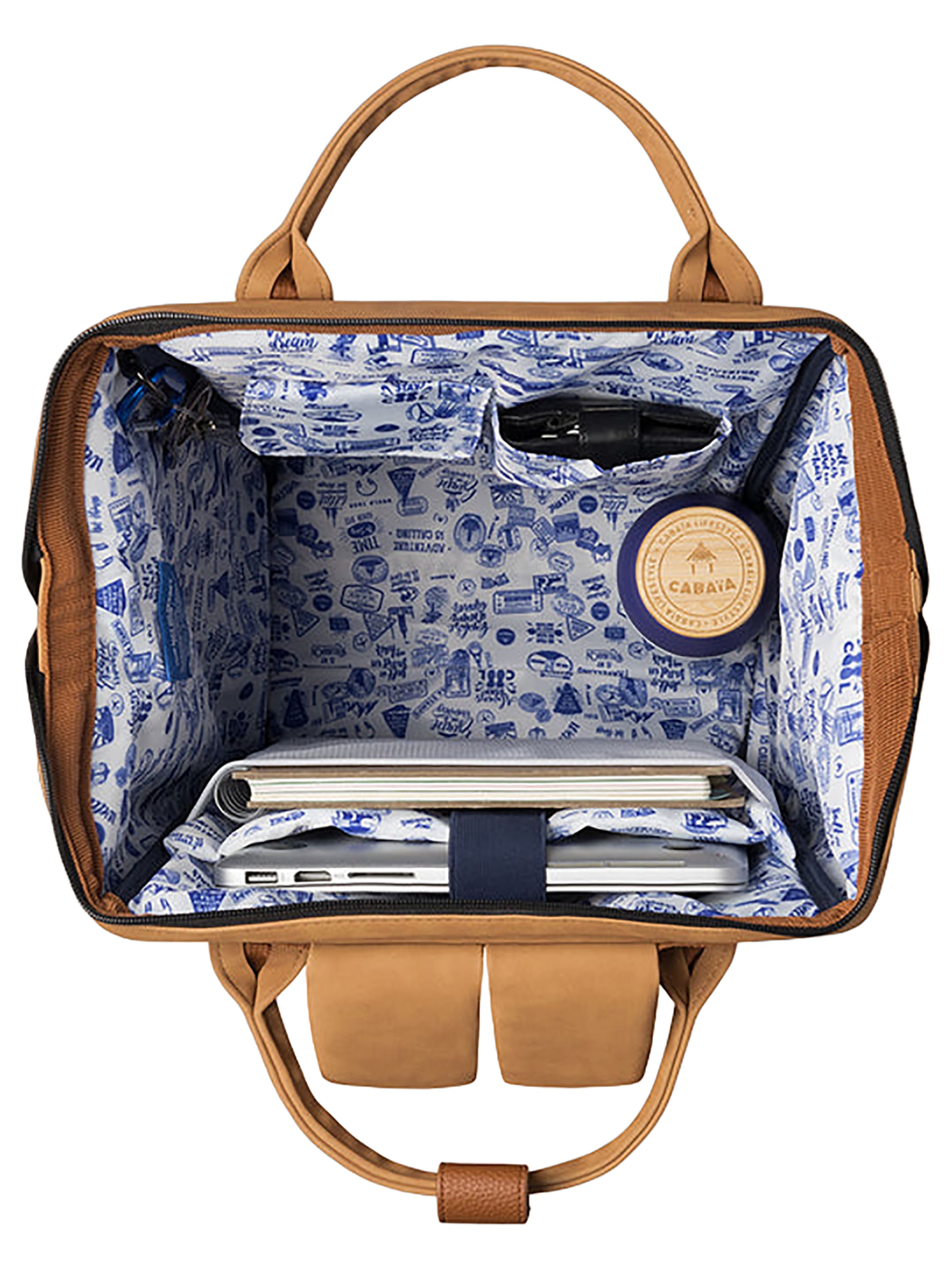 Cabaia Backpack 'Moscow L' in Beige