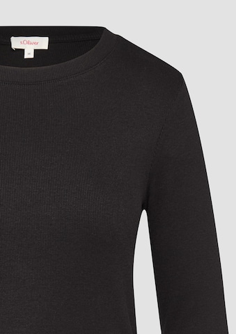 s.Oliver Shirt in Zwart