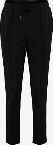 ZABAIONE Tapered Pants in Black: front