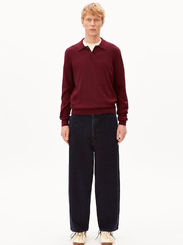 ARMEDANGELS Pullover POLO in Rot