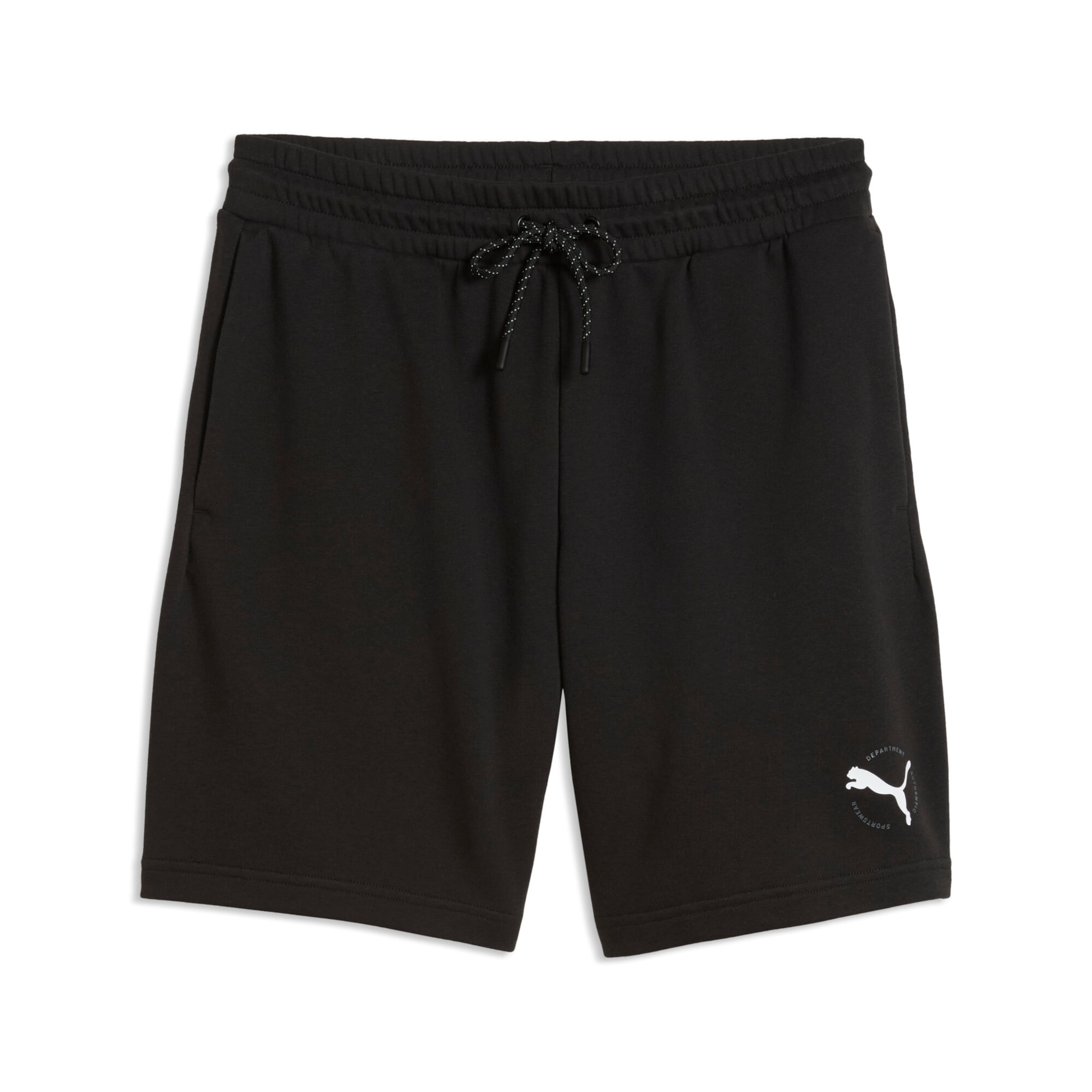 PUMA Regular Workout Pants in Black: front