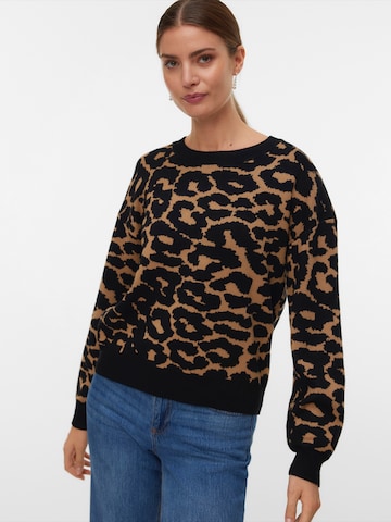 Pullover 'VMSilje' di VERO MODA in marrone: frontale