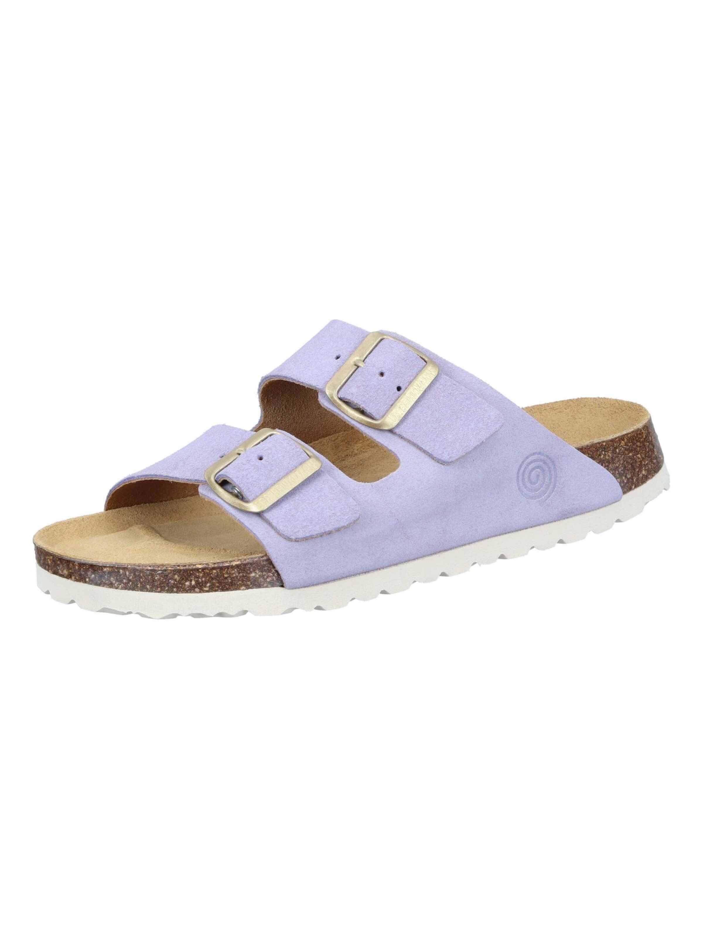 DR. BRINKMANN Mules 'BONILLO' in Purple: front