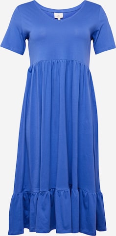 ONLY Carmakoma Kleid 'MAY' in Blau: predná strana