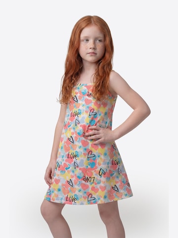 KOROSHI - Vestido em mistura de cores: frente