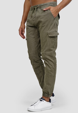 INDICODE JEANS Regular Cargo Pants ' Cantu ' in Green