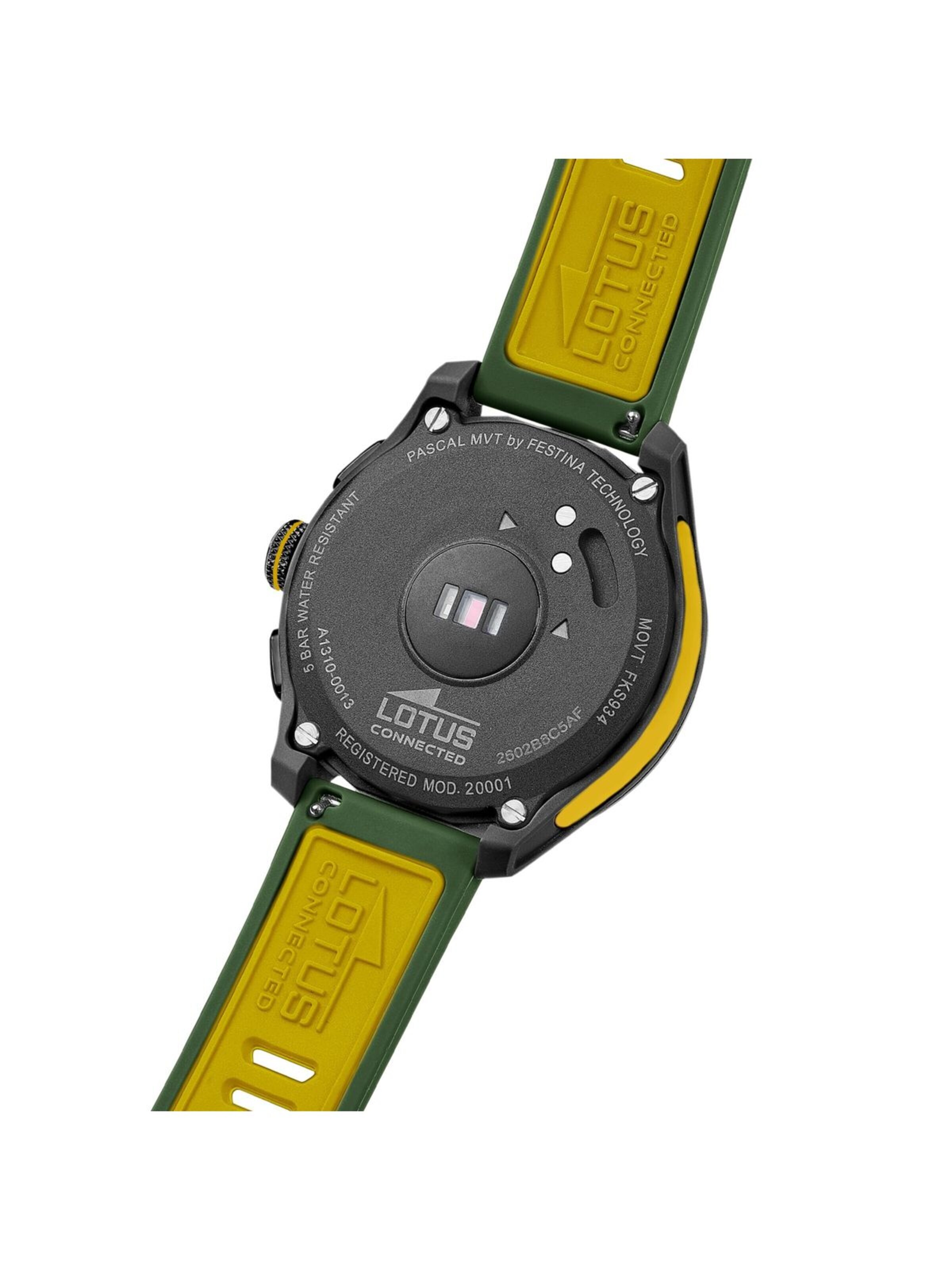 Montre digitale Lotus en vert