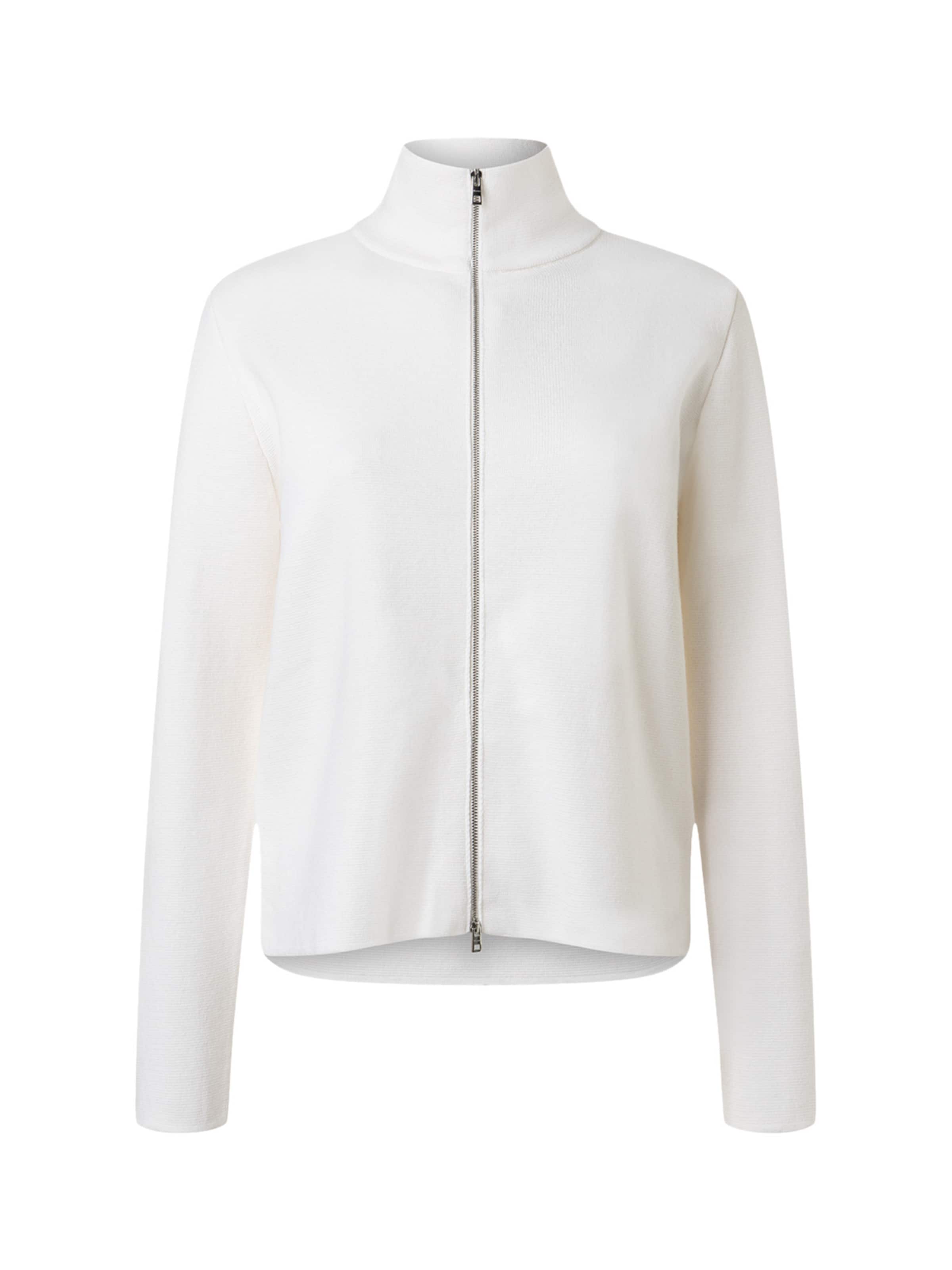 MAERZ Muenchen Knit cardigan ' 214400 ' in White: front
