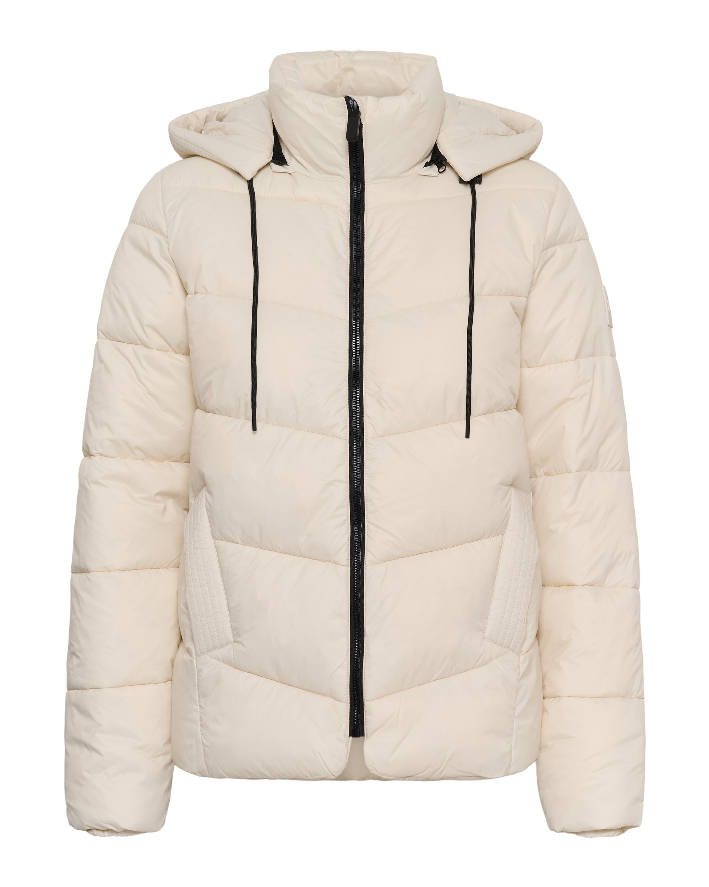 Kaffe Tussenjas in Beige: voorkant