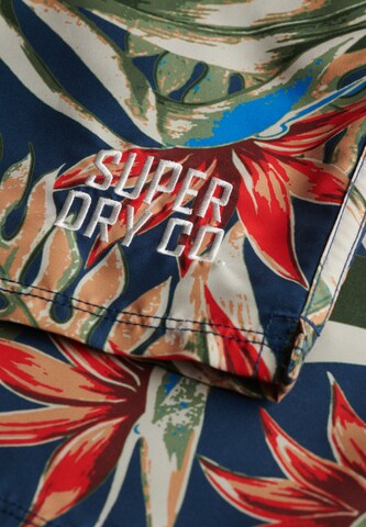 Superdry Zwemshorts in Blauw