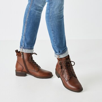Tamaris Schnürstiefelette in Braun