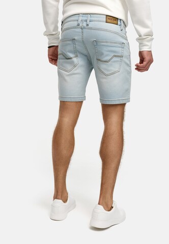 Coupe slim Jean 'Fly' INDICODE JEANS en bleu